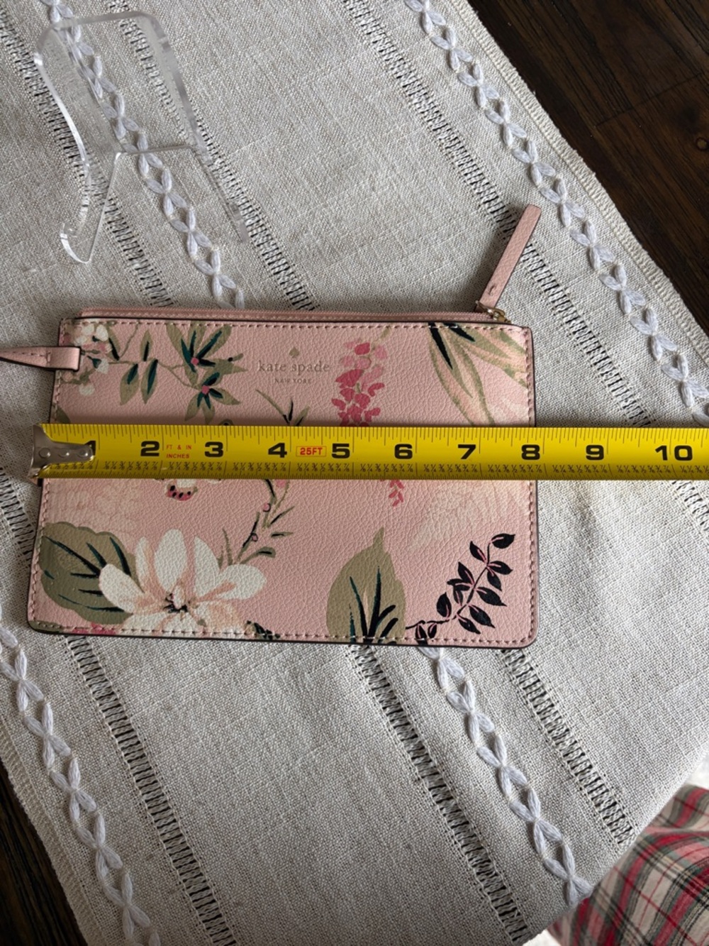 kate spade Pink Floral Butterfly pouch - Picture 4 of 5
